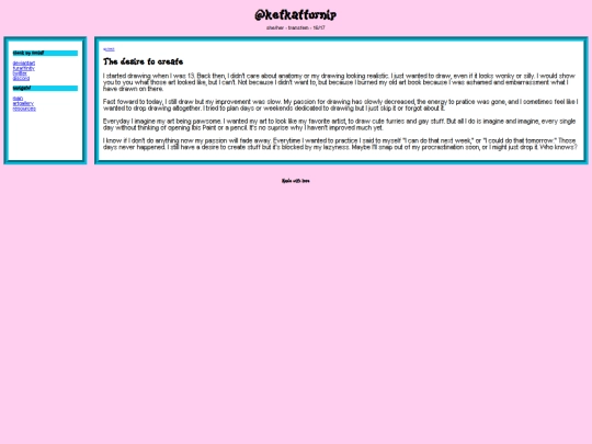 rambles/the-desire-to-create screenshot