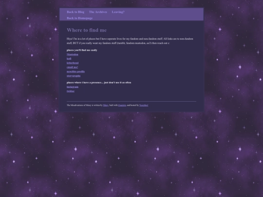 BLOG/about screenshot