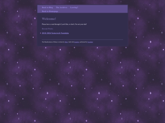 BLOG screenshot