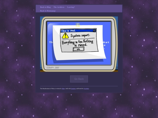 BLOG/not_found screenshot
