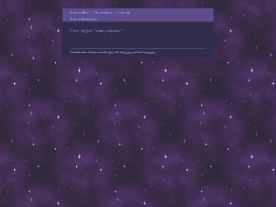 BLOG/tags/commonplace screenshot