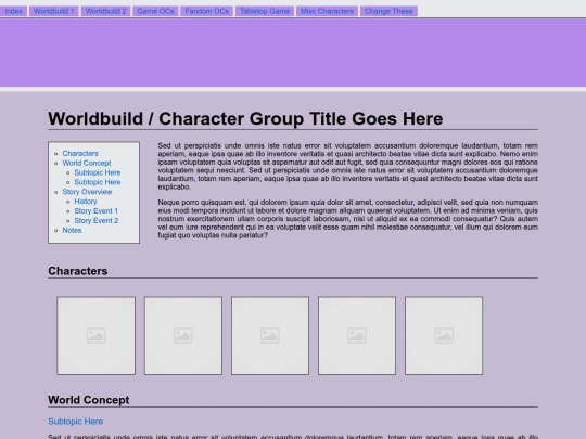 worldtemplate screenshot