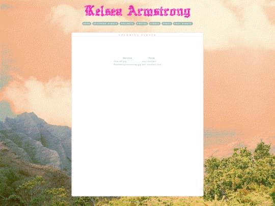 kelseaarmstrong-booking screenshot