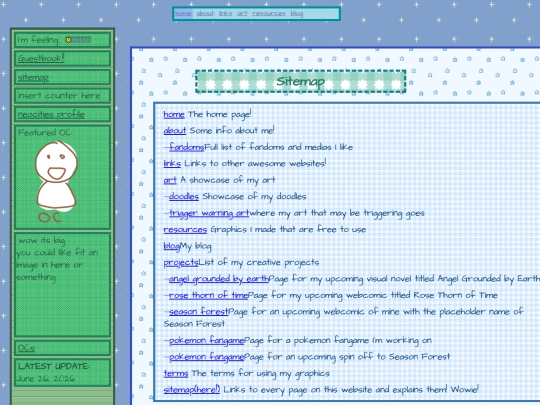 sitemap screenshot