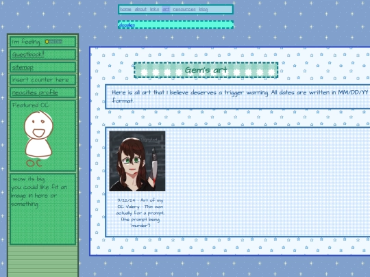 warnedart screenshot