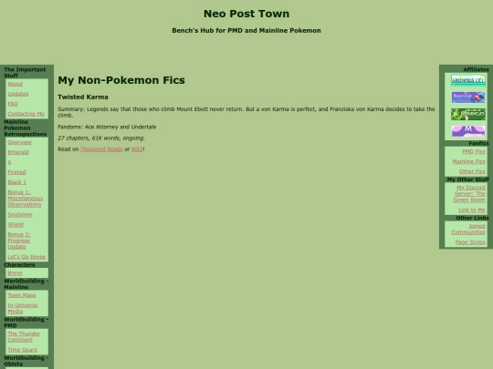 otherfics screenshot