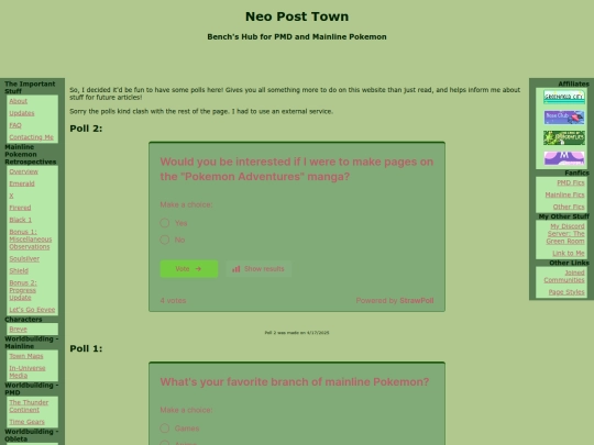polls screenshot