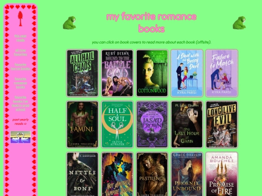 pages/fav-romance-books screenshot