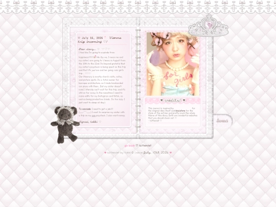 diary screenshot