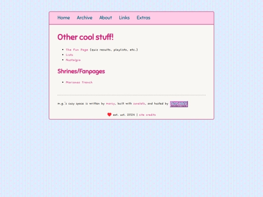 extras screenshot