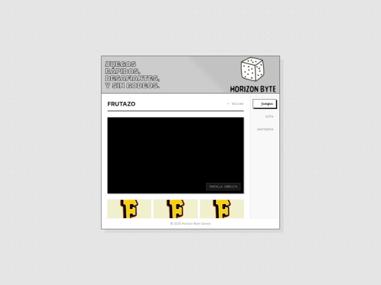HorizonByte/frutazo screenshot
