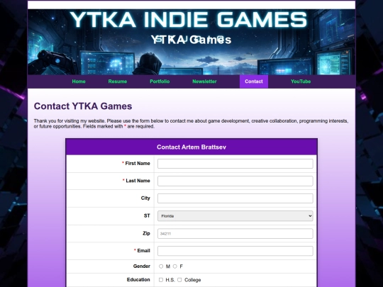 contact screenshot