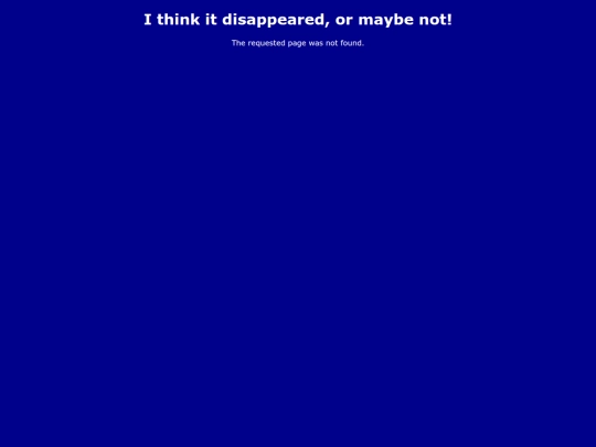 not_found screenshot
