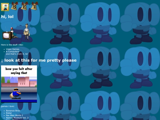 oldweb screenshot