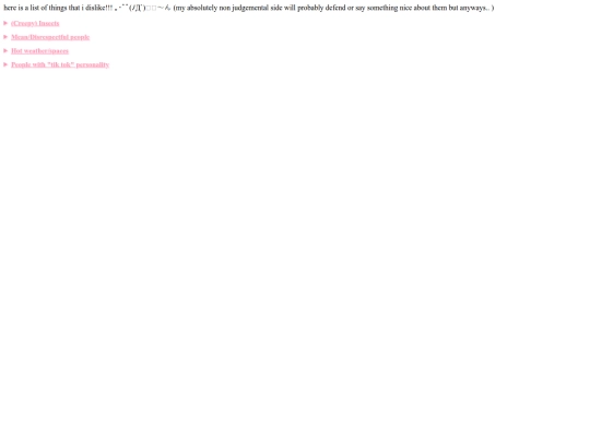 aboutmedislikes screenshot