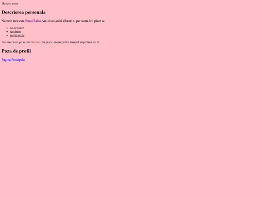 despre mine screenshot
