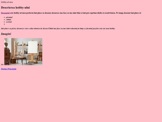 hobby screenshot