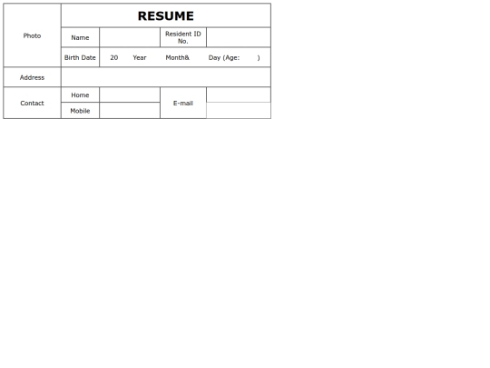 table screenshot