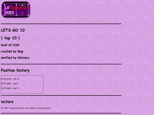 LETSGO10 screenshot