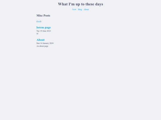 miscposts screenshot
