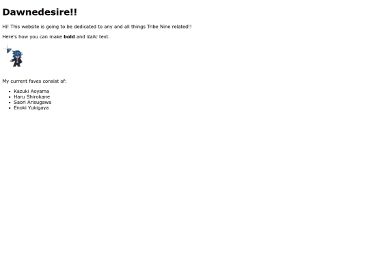 index screenshot