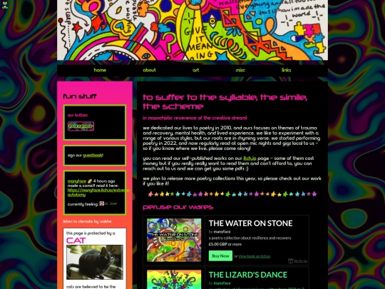 poetry screenshot
