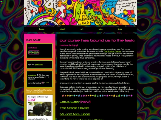 prose screenshot