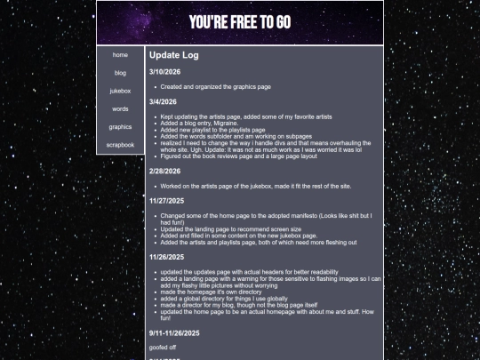 updates screenshot
