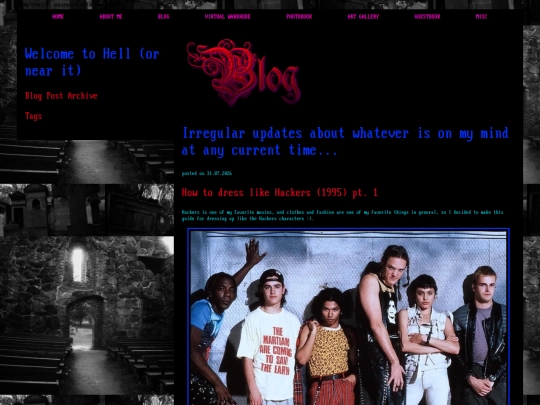 blog screenshot