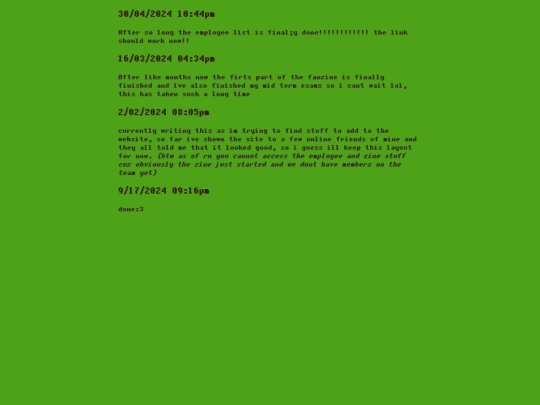 log screenshot
