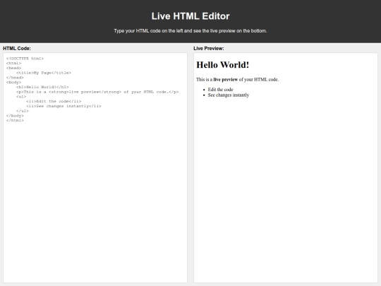 text ones/htmlwriter screenshot