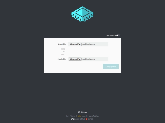 practicerom/patcher/legacy screenshot