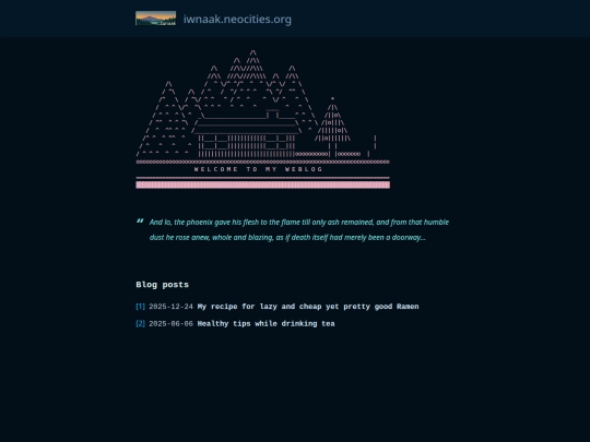 blog screenshot