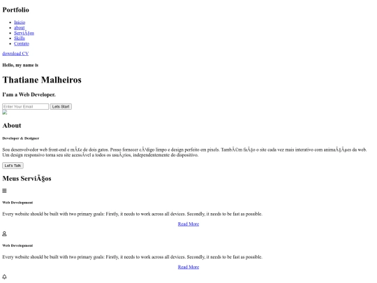 portfolio screenshot