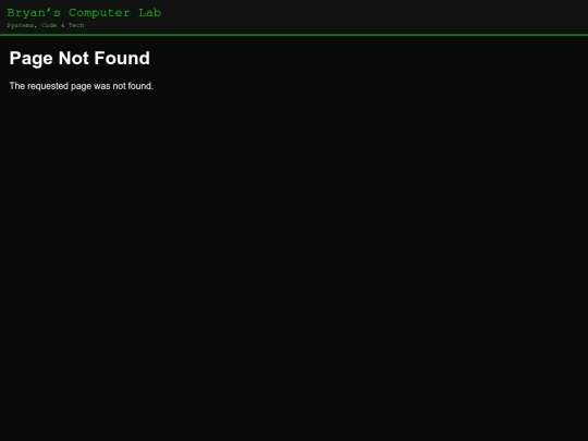 not_found screenshot
