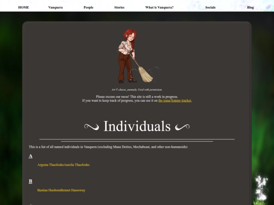 people/individuals screenshot