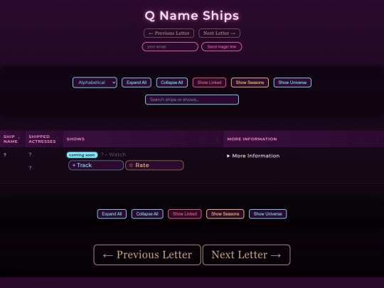Q screenshot