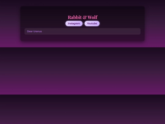Rabbit&Wolf screenshot
