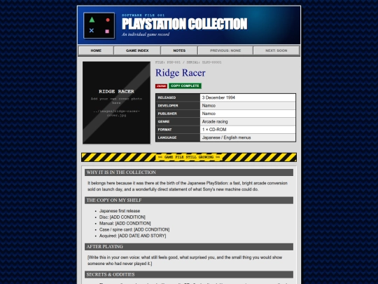 games/ridge-racer screenshot