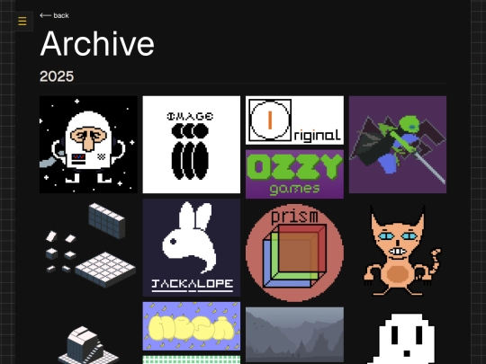 pixel_archive screenshot