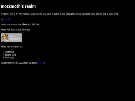 index screenshot