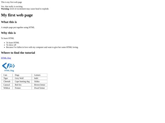 index screenshot