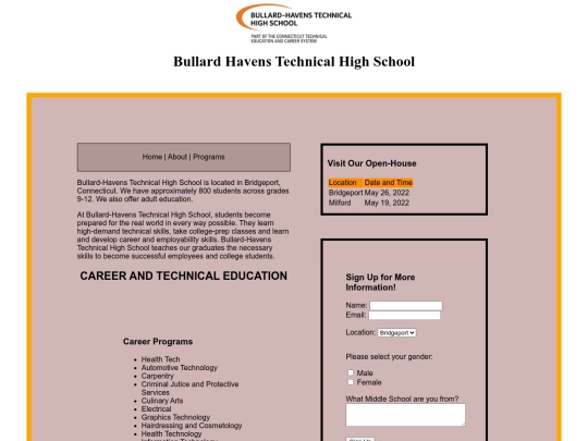 WEB-DESIGN/2-CSS/style_Bullard_Open_House screenshot