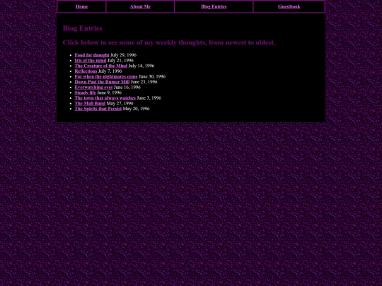 blog screenshot