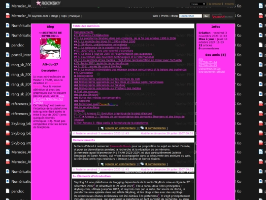 skyblog screenshot
