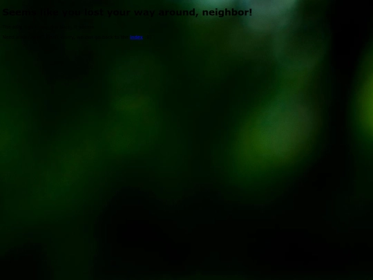 not_found screenshot