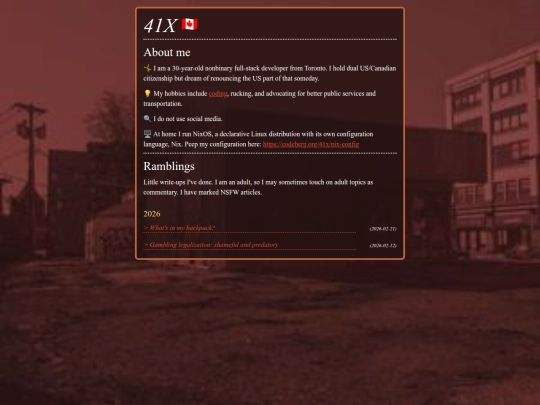 index screenshot