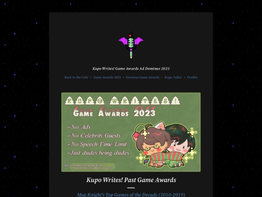 game-awards-2023/past-game-awards screenshot