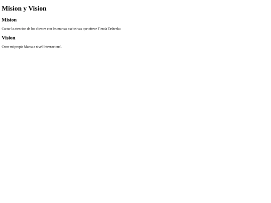 Mision/MisionyVision screenshot