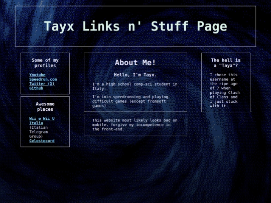 index screenshot